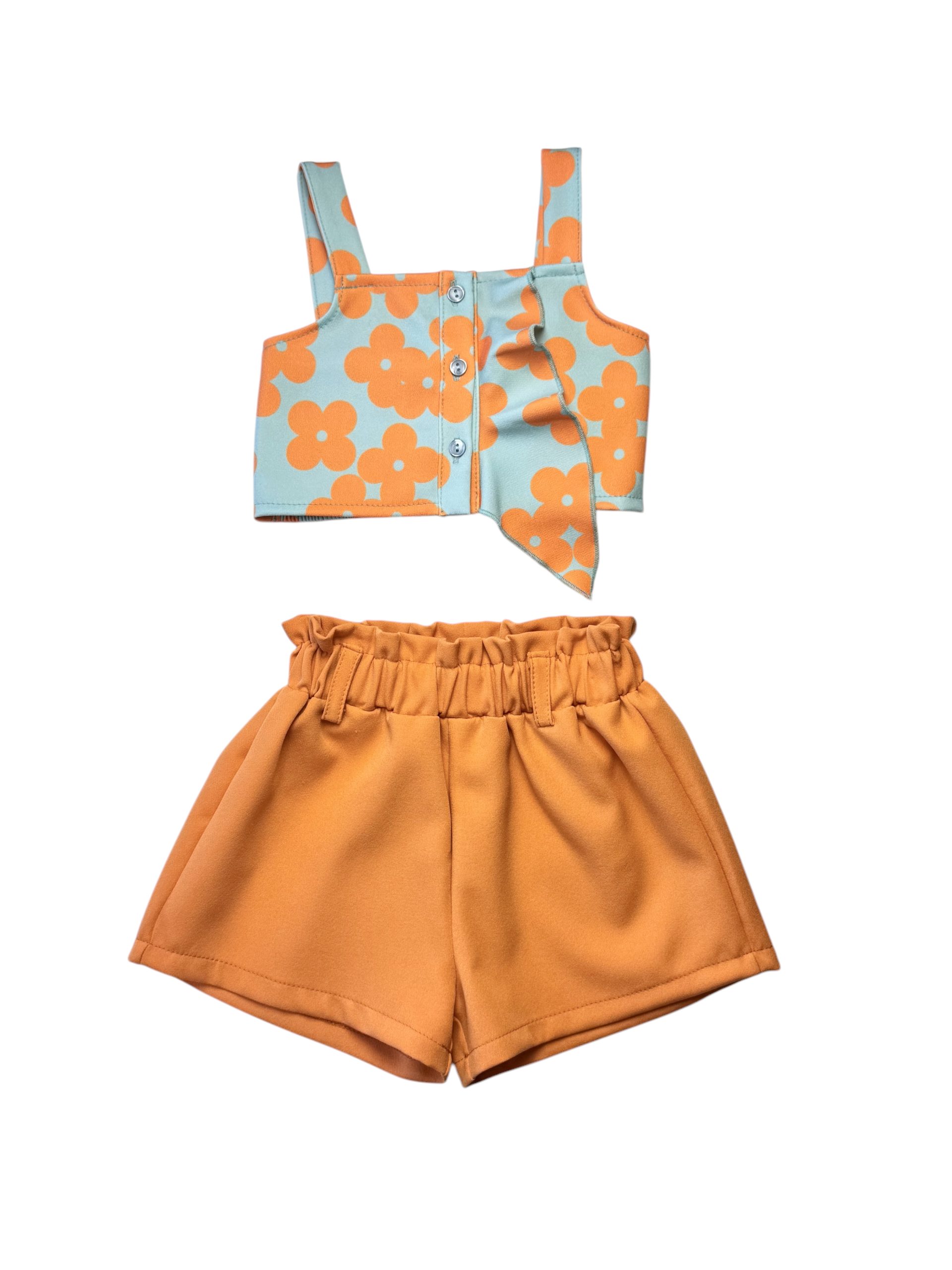 9486 Flower Orange Set - Image 1