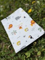 Θήκη βιβλιάριο με τα ζώα της ζούγκλας