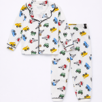 Baby tractor pajamas