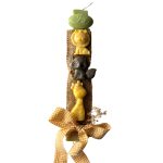 Χειροποίητη λαμπάδα με κερί σόγιας