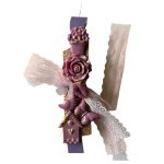 Χειροποίητη λαμπάδα με κερί σόγιας