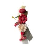 Χειροποίητη λαμπάδα με κερί σόγιας