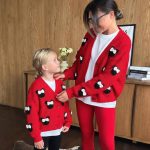 Μini me red set Mother& Daughter