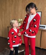 Μini me red set Mother& Daughter