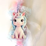 Χειροποίητη λαμπάδα Baby Unicorn